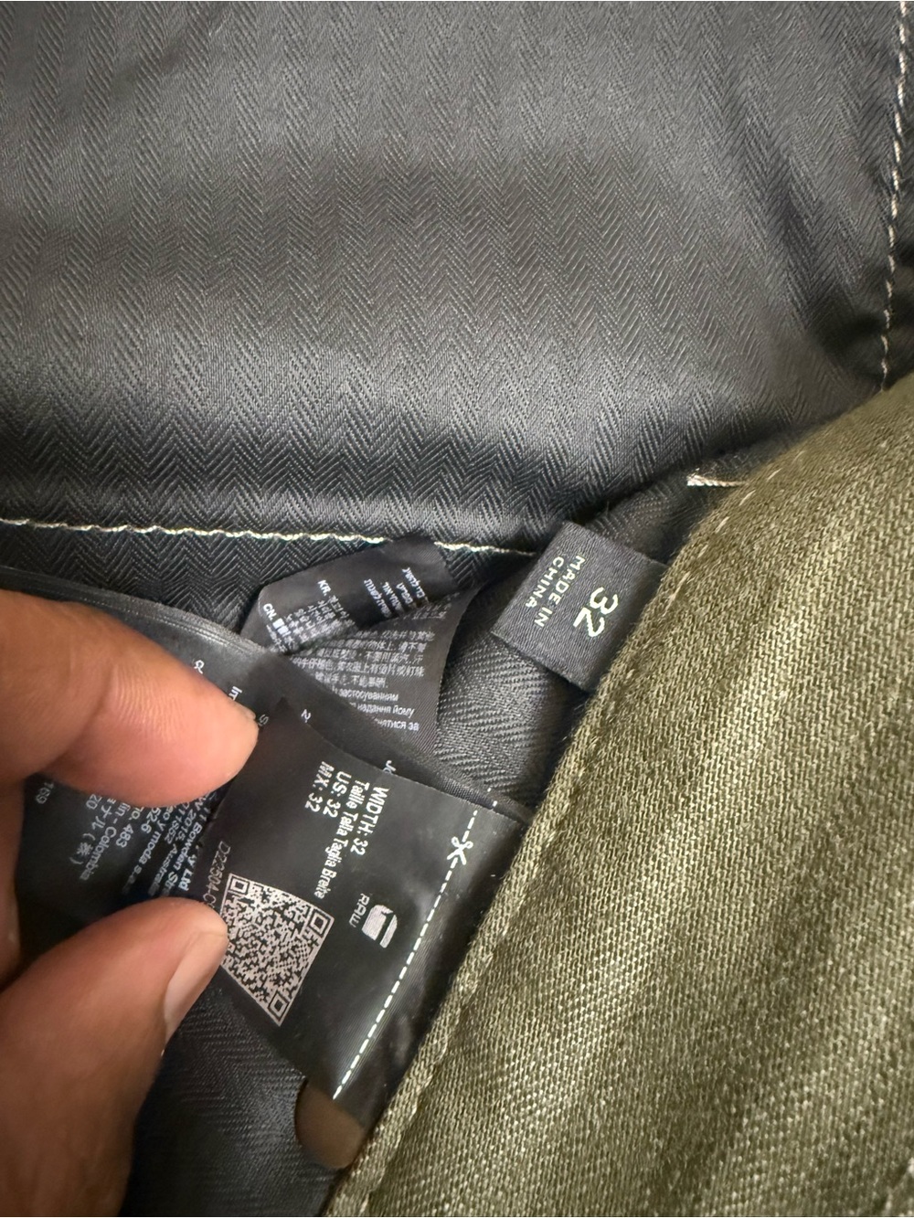 G-Star Olive Green Tactical Cargo Pants - Picture 7 of 9